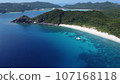 Aerial drone shot of Zamami Island, Kerama Islands, Okinawa Prefecture 107168118