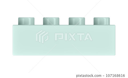 Opal Blue Lego Block Isolated on a White Background. Close Up View of a Plastic Children Game Brick for Constructors, Front View. High Quality 3D Rendering with a Work Path. 8K Ultra HD, 7680x4320 Opal Blue Lego Block Isolated on a White Background. Close Up View of a Plastic Children Game Brick for Constructors, Front View. High Quality 3D Rendering with a Work Path. 8K Ultra HD, 7680x4320 107168616