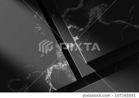 Simple black and white marble background with light streaming in. Simple black and white marble background with light streaming in. 107168891