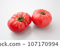 Delicious looking tomato, strange shape Delicious looking tomato, strange shape 107170994