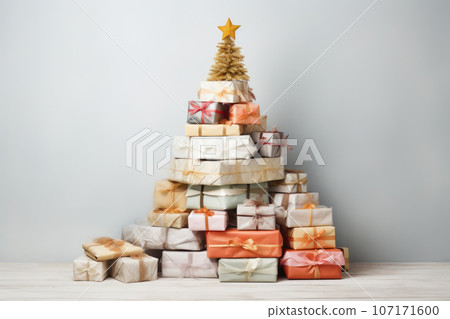 Festive Holiday Gift Stack 107171600