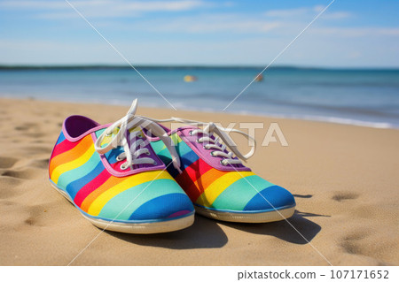 The sale rainbow shoes