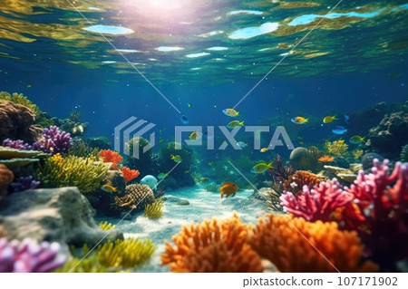 Sea Symphony: Anabas Fish in their Underwater Realm Sea Symphony: Anabas Fish in their Underwater Realm 107171902