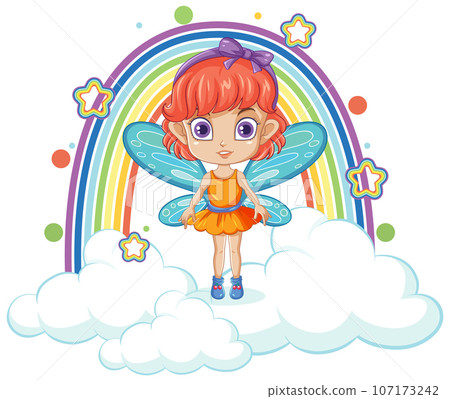 Faries Flying Over a Rainbow Faries Flying Over a Rainbow 107173242