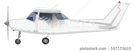 Single Engine Light Aircraft Vector 107173628