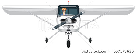 Single Engine Light Aircraft Vector 107173630