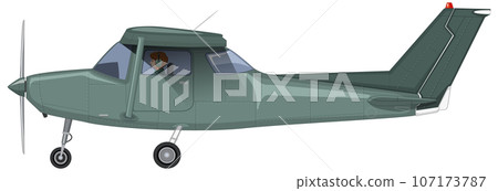 Single Engine Light Aircraft Vector Single Engine Light Aircraft Vector 107173787