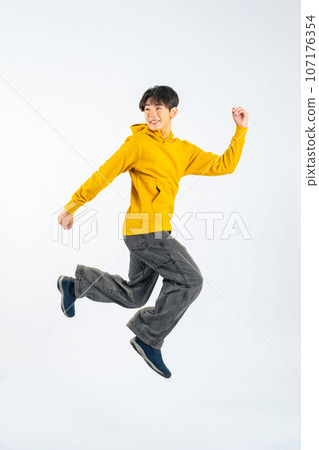 Jumping boy (cutout PNG also available! See author link) Jumping boy (cutout PNG also available! See author link) 107176354