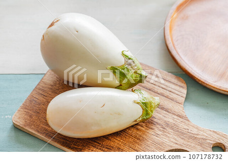 罕見的白茄子 罕見的白茄子 107178732