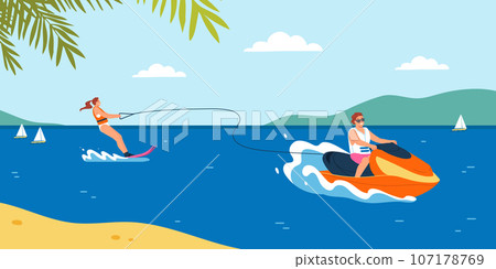 Water Sport Illustration 107178769