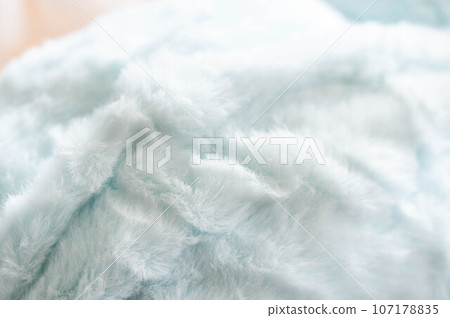 pastel colored fur fabric 107178835