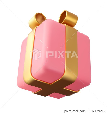3d gifts box. 107179212