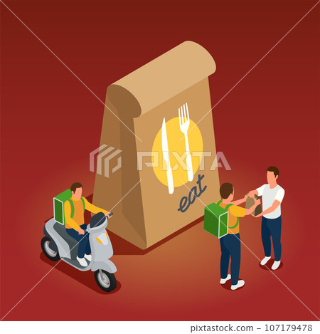 Cloud Kitchen Service Concept 107179478