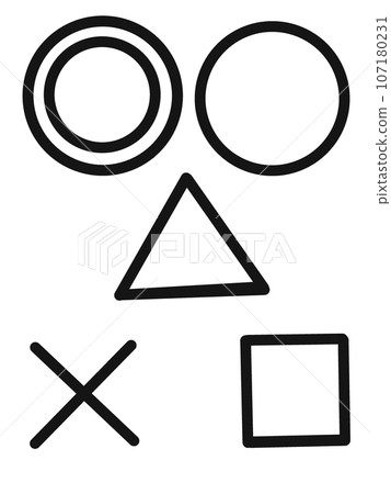 易於使用的形狀:圓形、十字形、三角形、正方形 易於使用的形狀:圓形、十字形、三角形、正方形 107180231