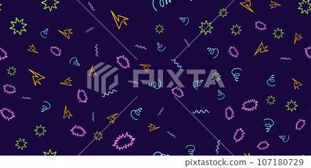 seamless pattern glowing desktop icon, neon set geometric sticker, neon geometric figure, glowing figure, neon geometrical figures seamless pattern glowing desktop icon, neon set geometric sticker, neon geometric figure, glowing figure, neon geometrical figures 107180729