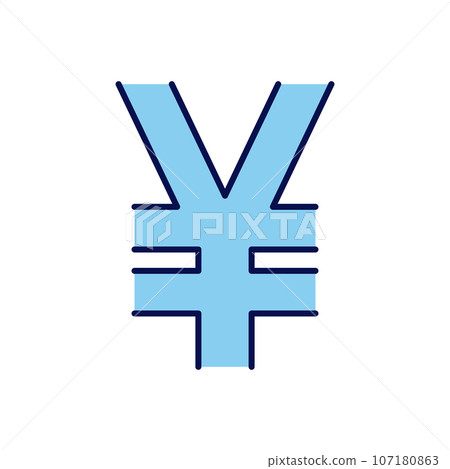 Yen related vector icon Yen related vector icon 107180863