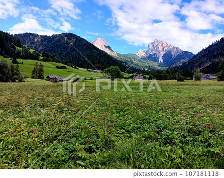 Verdant mountain valley Verdant mountain valley 107181118