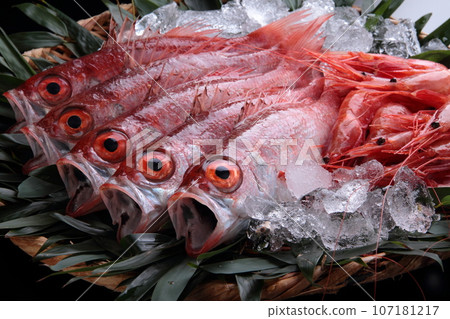 Nodoguro and Nanban shrimp 107181217