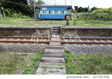 Panoramic view of Nakanosawa Station on the Hakodate Main Line 107181588