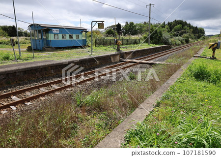 Panoramic view of Nakanosawa Station on the Hakodate Main Line 107181590