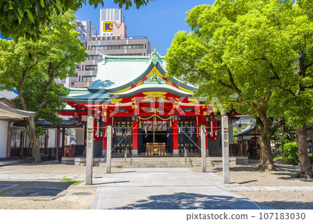 高麗神社正殿石蓮柱(大阪市中央區淡路町) 高麗神社正殿石蓮柱(大阪市中央區淡路町) 107183030