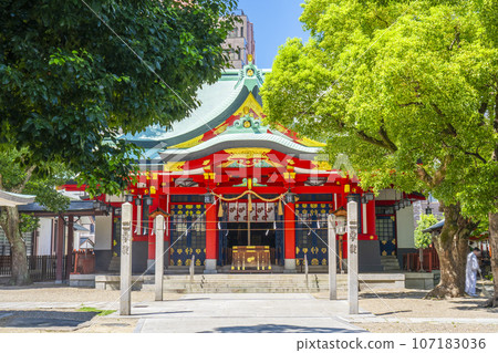 Goryo Shrine Main Hall Shiren Pillar (Awajicho, Chuo Ward, Osaka City) 107183036
