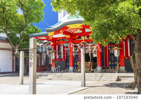 Goryo Shrine Main Hall Shiren Pillar (Awajicho, Chuo Ward, Osaka City) 107183040