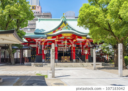 Goryo Shrine Main Hall Shiren Pillar (Awajicho, Chuo Ward, Osaka City) Goryo Shrine Main Hall Shiren Pillar (Awajicho, Chuo Ward, Osaka City) 107183042