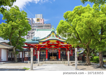 高麗神社正殿石蓮柱（大阪市中央區淡路町） 107183053