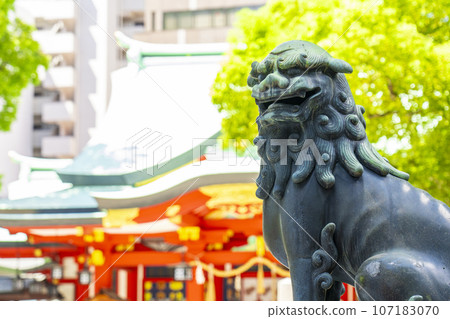 五靈神社青銅守護犬(大阪市中央區淡路町) 五靈神社青銅守護犬(大阪市中央區淡路町) 107183070