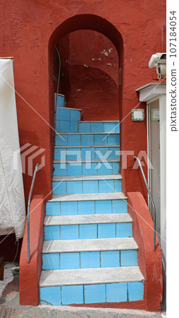 Stairs Capri Island 107184054