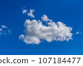 clouds in the blue sky 107184477