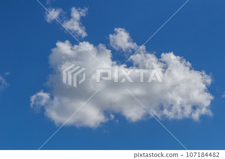 clouds in the blue sky clouds in the blue sky 107184482