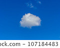 clouds in the blue sky 107184483