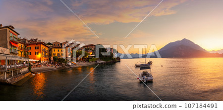 Varenna in evening Varenna in evening 107184491