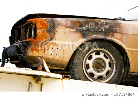 Car fire Car fire 107184804