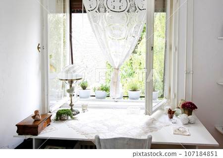 White table White table 107184851