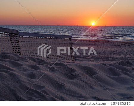 the city of De Haan at the belbian north sea coast 107185215