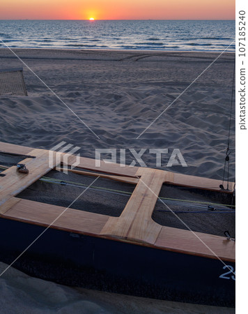 the city of De Haan at the belbian north sea coast 107185240