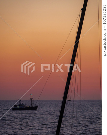 the city of De Haan at the belbian north sea coast 107185253