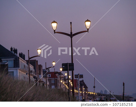 the city of De Haan at the belbian north sea coast 107185258