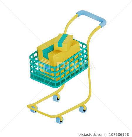 Online shop objects , Items , 3D rendering on a transparent background Online shop objects , Items , 3D rendering on a transparent background 107186338