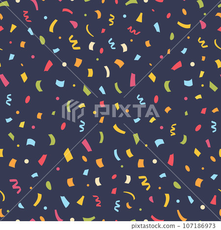 Seamless Pattern with Confetti Seamless Pattern with Confetti 107186973