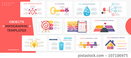 Objects - Business Infographic Templates 107186975