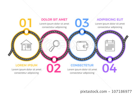 Road Infographics 107186977