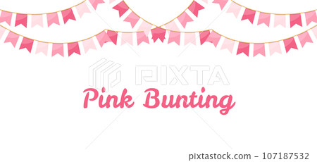 Pink Bunting Pink Bunting 107187532