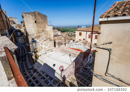The ancient town of Salemi on the island of Sicily The ancient town of Salemi on the island of Sicily 107188302
