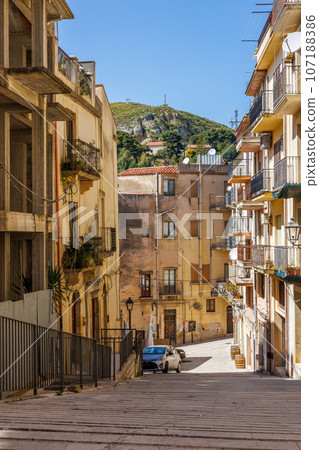 The ancient town of Salemi on the island of Sicily The ancient town of Salemi on the island of Sicily 107188386