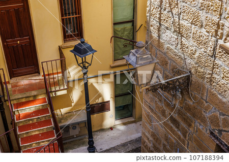 The ancient town of Salemi on the island of Sicily 107188394