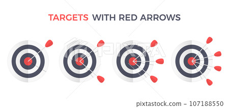 Target with Arrows Target with Arrows 107188550